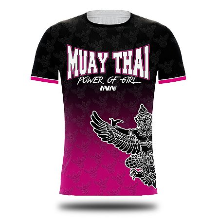 Camiseta Muay Thai Pink Garuda