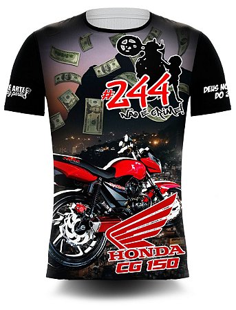 Camiseta 244 Não é Crime - CG TITAN 160 - Innove Sports