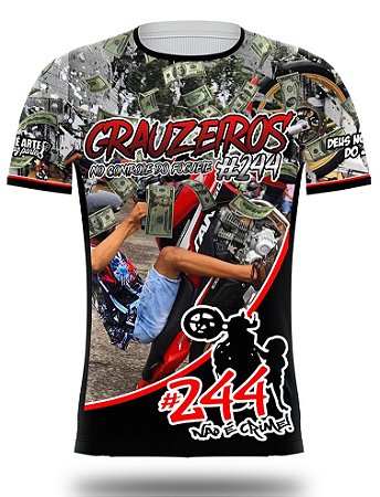 Camiseta 244 Não é Crime - Grau Não é Crime - Innove Sports