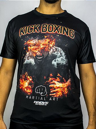Camiseta Kickboxing Fire Martial Art