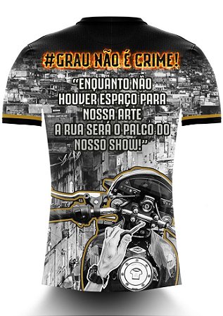 Camisa Camiseta 244 Não É Crime Grau É Arte Moto É Vida