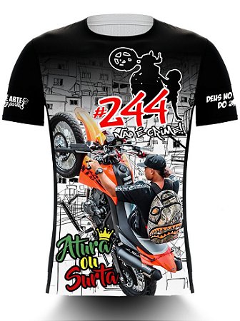 Camiseta 244 Não é Crime - Grau é Arte - Innove Sports