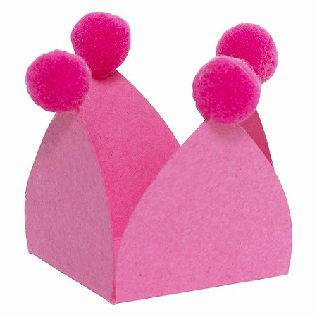 Rosa Chiclete - Forminha doce Pompom (20und)