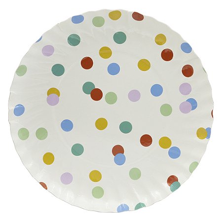 Confete - Prato de Papel G 18cm (5 und)