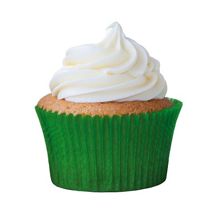 Verde Folha - Forminha Cupcake (45 und)