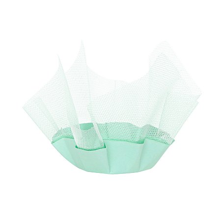 Verde Menta - Forminha de doce Tule (10und)
