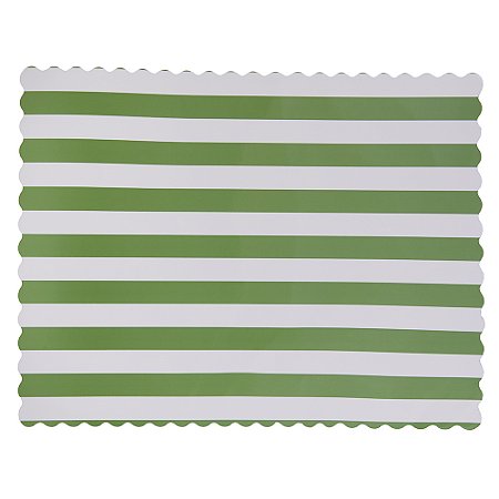 Listra Verde Oliva - Jogo Americano (5 und)