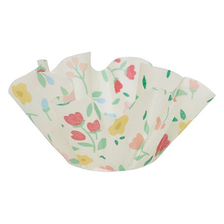 Floral Vintage - Forminha de doce Vegetal (10und)