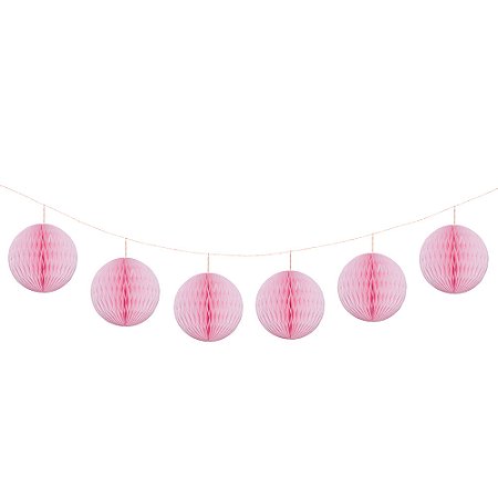 Rosa Tutti Frutti - Guirlanda Mini Globo