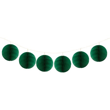Verde Folha - Guirlanda Mini Globo