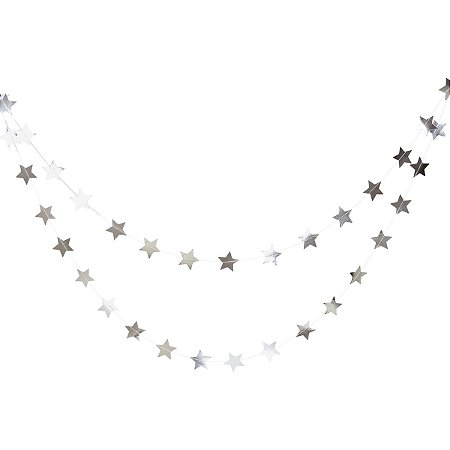 Prata - Guirlanda Estrela