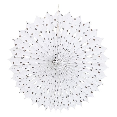 POÁ PRETO E BRANCO - LEQUE