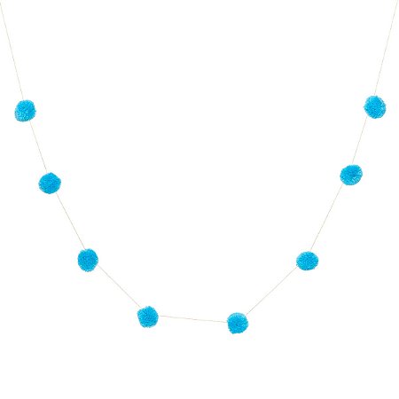 Azul Sereno - Guirlanda Pompom