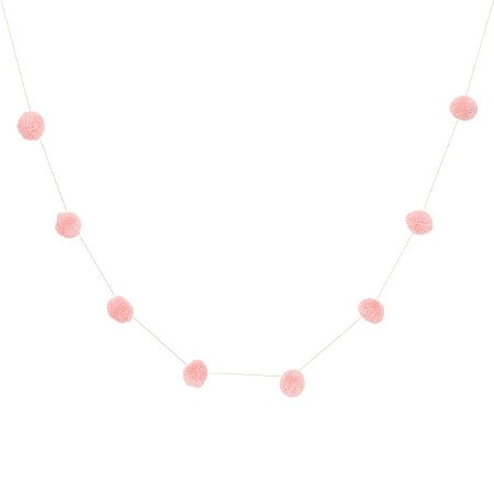 Rosa Blush - Guirlanda Pompom