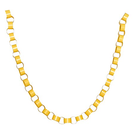 Amarelo Quindim - Guirlanda Corrente (45 elos)