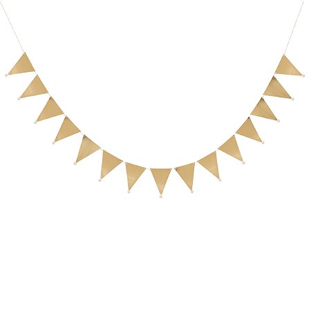 Dourado - Guirlanda Bandeirola