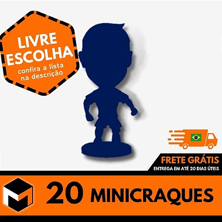 Combo 20 Minicraques Personalizado (Escolha Livre - Consulte Lista na Descrição)