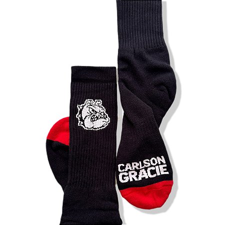 MEIA CARLSON GRACIE BULLDOG CANO ALTO