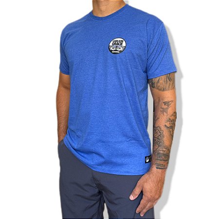CAMISETA CARLSON GRACIE BASIC - AZUL ROYAL