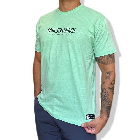 CAMISETA CARLSON GRACIE BASIC - VERDE LIMÃO