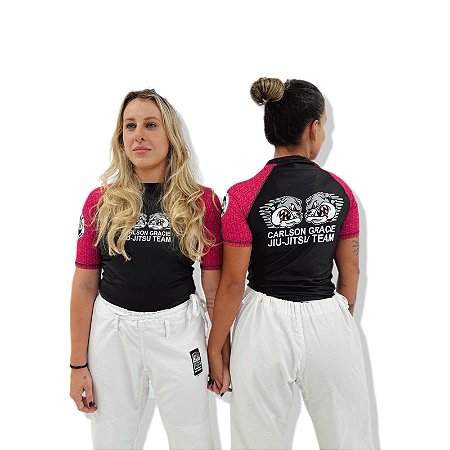 RASHGUARD CARLSON GRACIE TRAINING - ROSA