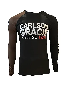 RASHGUARD CARLSON GRACIE MANGA LONGA - MARROM