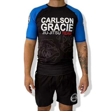 RASHGUARD CARLSON GRACIE MANGA CURTA - AZUL