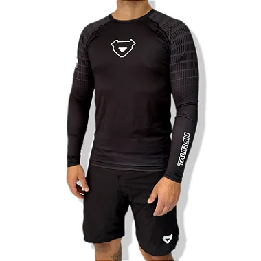 RASHGUARD TAURON MANGA LONGA - PRETO