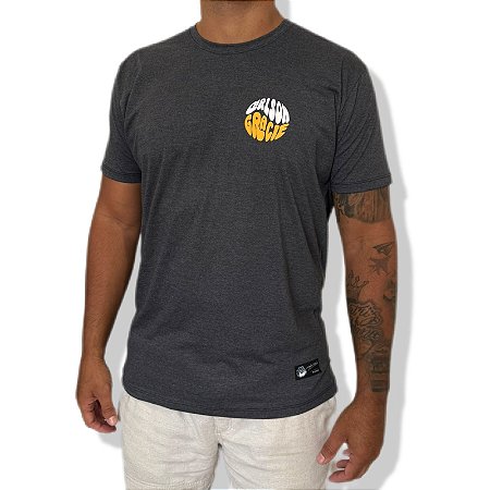 CAMISETA CARLSON GRACIE WAVES - PRETA MESCLA