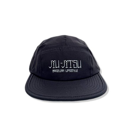 BONÉ FIVE PANEL JIU-JITSU - PRETO