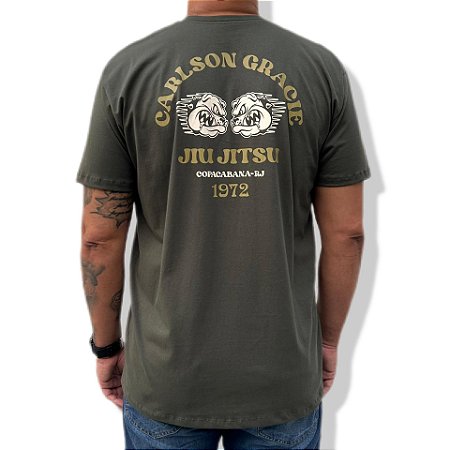 CAMISETA CARLSON GRACIE FORTE COPA - VERDE