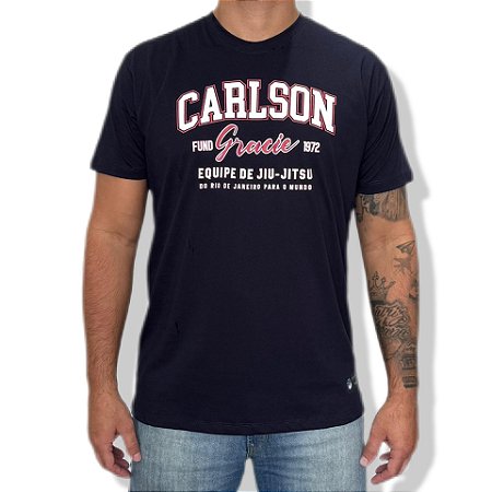 CAMISETA CARLSON GRACIE TRADIÇÃO - AZUL MARINHO