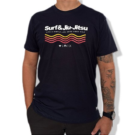 CAMISETA TAURON SIMPLE LIFE - AZUL MARINHO