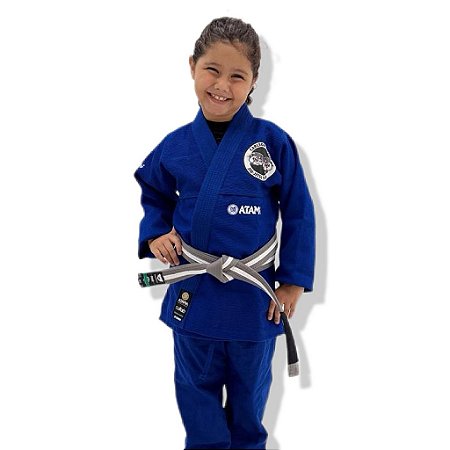 KIMONO CARLSON GRACIE COMPETIDOR JUVENIL - AZUL