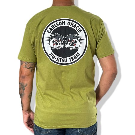 CAMISETA CARLSON GRACIE LOGO - VERDE