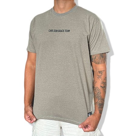 CAMISETA COLLAB CARLSON GRACIE BASIC - VERDE MESCLA