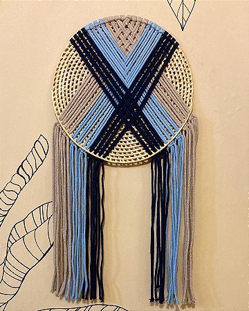 Adorno de Parede Blue "X"