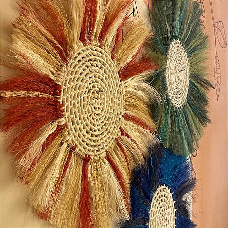 Mandala de Sisal e Carnaúba Etna | 40 cm