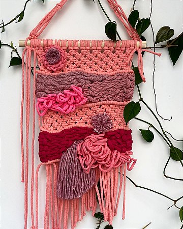 Painel Pink  Manú | 35 cm x 60 cm