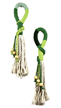 Par de Adornos de Parede Grass & Green
