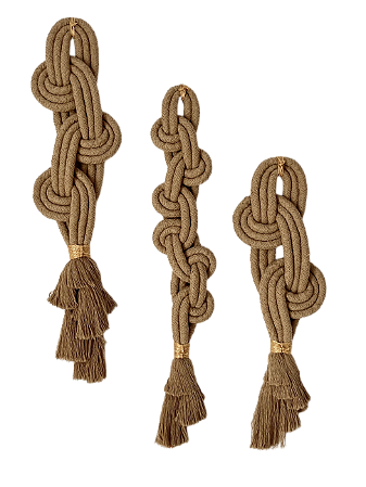 Adornos de Parede Fluid, Flow & Curves Areia | Trio