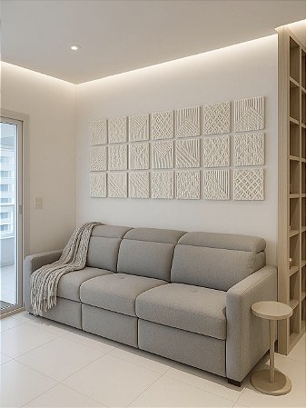 Painel de Parede Modular em Macramê