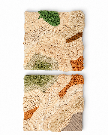 Duo de Painéis de Parede Biosphere | 25cm x 25cm