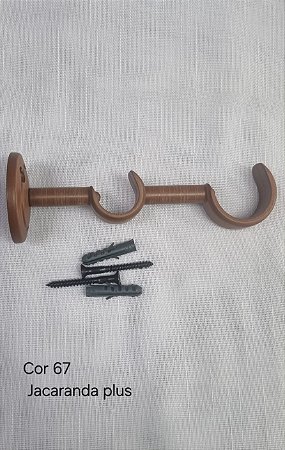 SUPORTE DUPLO 28 X 19MM ROSETA FIXA