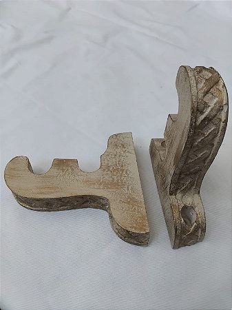 SUPORTE RESINADO DUPLO ABERTO