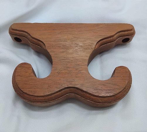 SUPORTE DE TETO DUPLO ABERTO EM MADEIRA 21/32MM COR CEREJEIRA