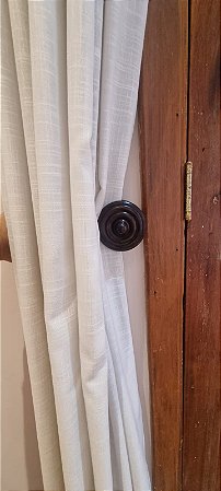 SUPORTE MADEIRA  PARA CHALE DE CORTINA