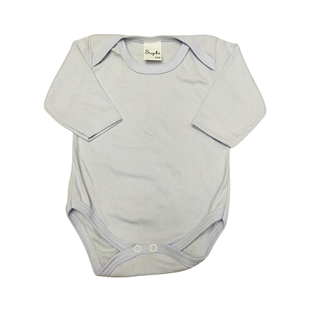 BODY MANGA LONGA LISO SUEDINE OP