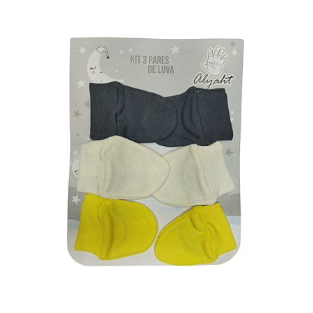 KIT 3 PARES DE LUVAS
