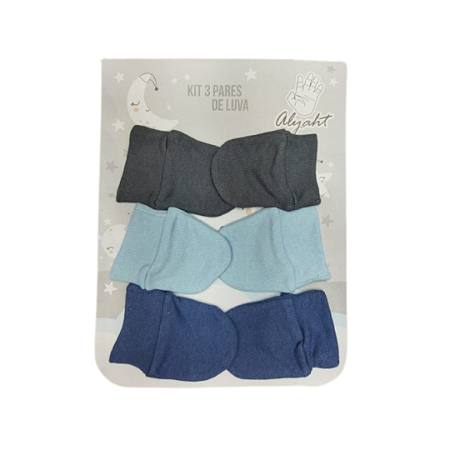 KIT 3 PARES DE LUVAS